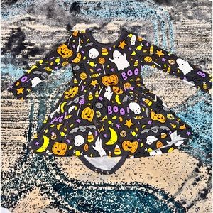 LITTLE SLEEPIES Long Sleeve Body Suit Dress